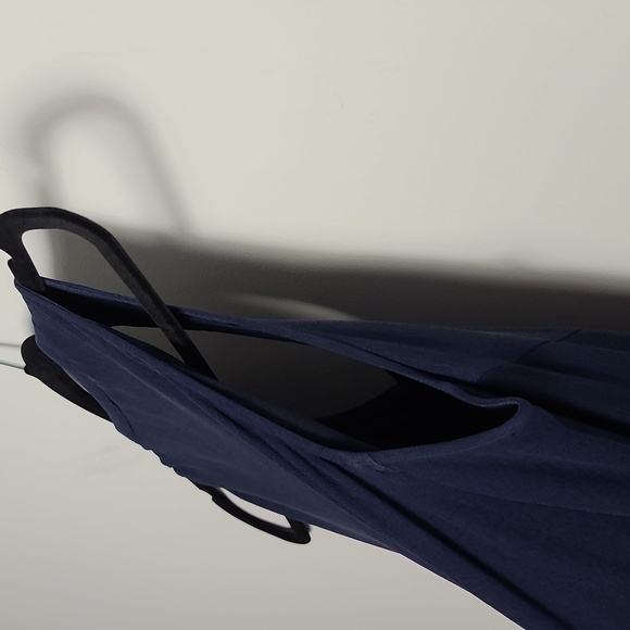 THEYSKENS' THEORY' Silk Midnight Blue Mini Dress Size US 6 EUR 40 - Picture 14 of 16